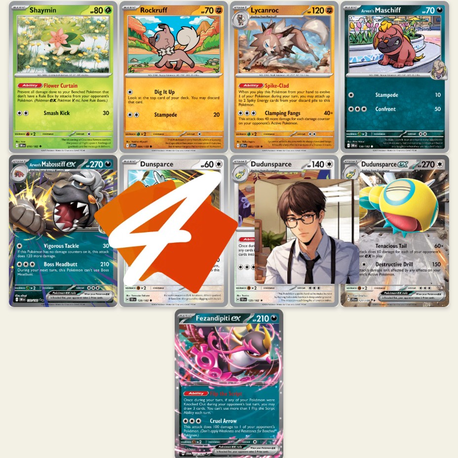 [PTCG Live] Black & White! Mabosstiff/Dudunsparce Decklist + Gameplay